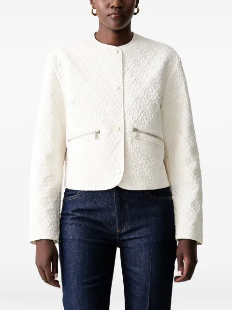 GUESS USA logo quilted jacket Neutrals W6YL23W2912