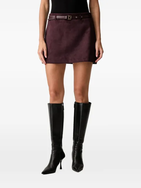 GUESS USA suede mini skirt Purple W6YD06W2890