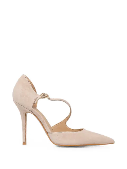 GUESS USA pointed-toe buckled-strap pumps Neutrals FLTNAPSUE08BEIGE