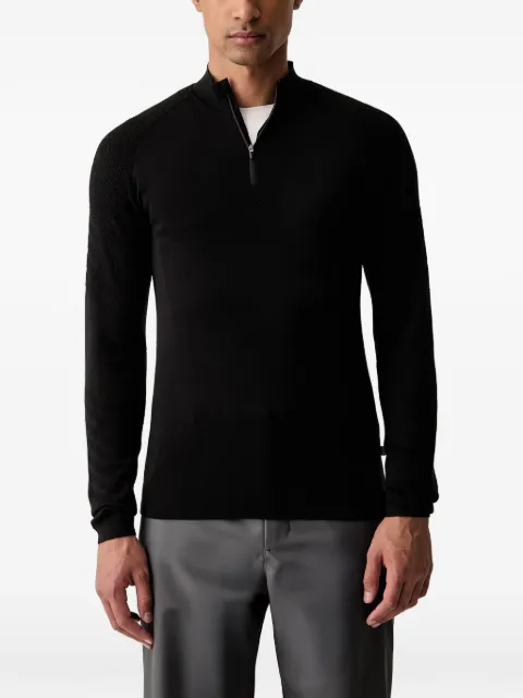 Helly Hansen LIFA® textured-knit zip-fastening sweater Black 48349
