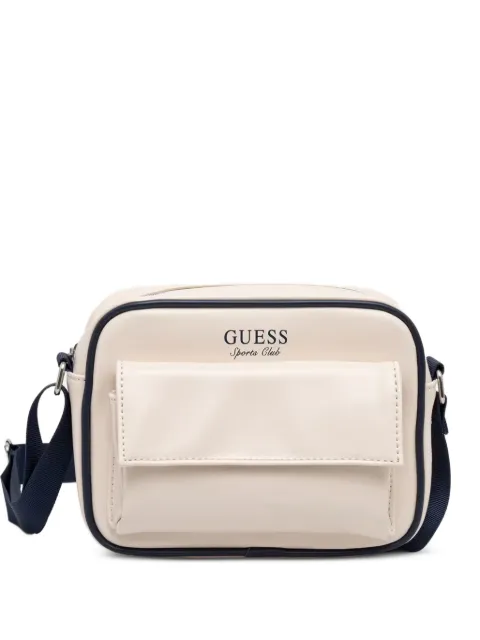 GUESS USA logo-print zip-around crossbody bag Neutrals V6YZ04W3009