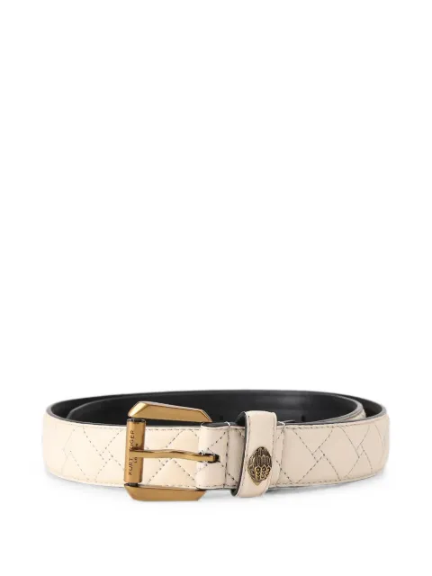 Kurt Geiger London quilted Eagle-head belt Neutrals 5256141109