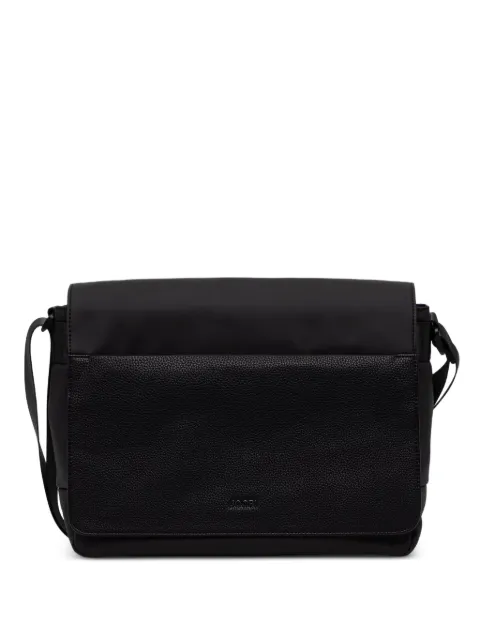 Joop! Lanciano Nevio logo-plaque foldover messenger bag Black 4140008654