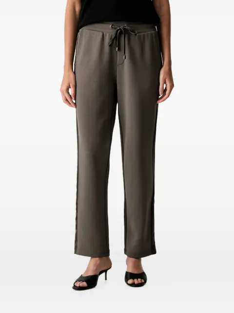Joseph Ribkoff side-stripe drawstring track pants Green 263623