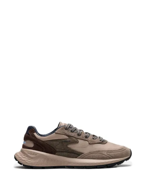 Hoff City suede-panelled lace-up sneakers Neutrals 22635406