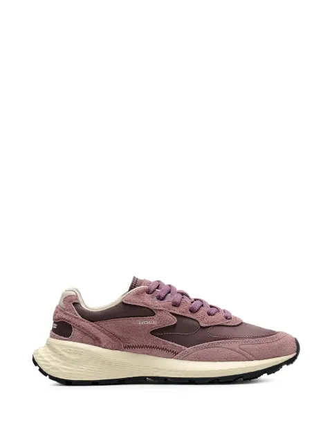 Hoff City suede-panelled sneakers Purple 22635414