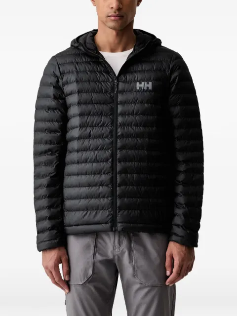 Helly Hansen quilted hooded jacket Black 63449