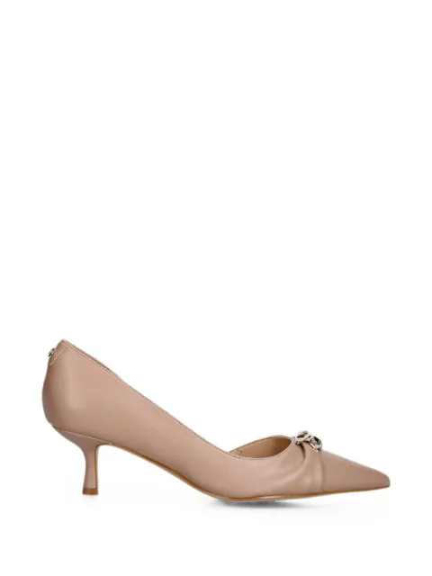 GUESS USA logo-plaque pointed-toe pumps Neutrals FLTYDIELE08BEIGE