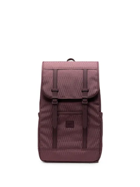 Herschel Supply Co. Retreat diamond-quilted buckle-fastening backpack Purple 1139707783
