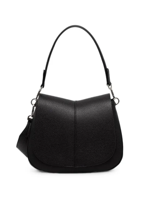 GIANNI CHIARINI medium Helena Round pebbled-leather shoulder bag Black BS9036COMMGRN