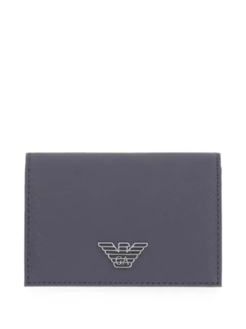 Emporio Armani logo-plaque cardholder Grey Y4R576Y138E