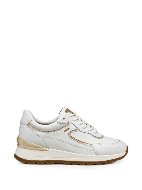 Geox Desya Abx metallic-trim lace-up sneakers White D563LB08554C1000