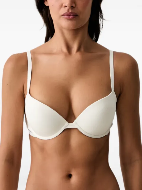 Emporio Armani logo-detail bra White EW000379AF25589