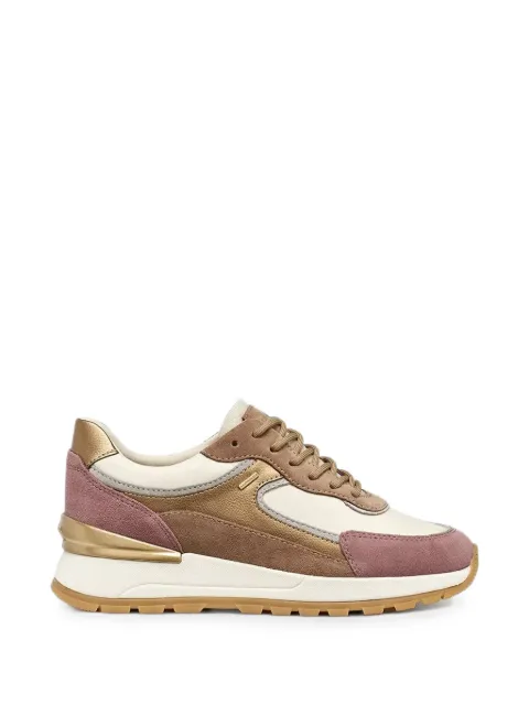 Geox Desya Abx panelled lace-up sneakers Neutrals D563LB08522