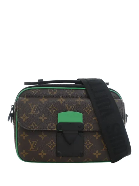Louis Vuitton Pre-Owned 2021-2026 Monogram Macassar S Lock Messenger Bag satchel Brown V8QYQAJ7EPREBTOS
