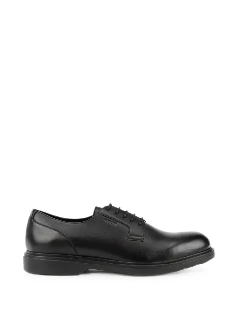 Geox lace-up fastening leather Derby shoes Black U16DCD00043C9999