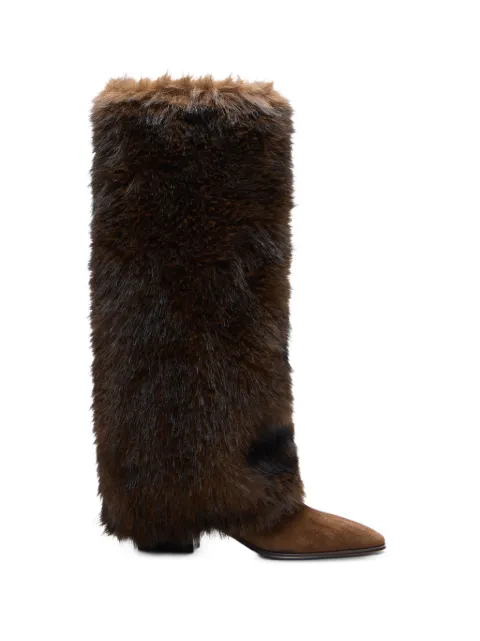 Casadei Beat Sub Zero faux-fur boots Brown 1S439C0501T0561B325