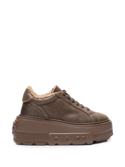 Casadei Nexus crack-effect sneakers Brown 2X924Z0711GYPEKC037