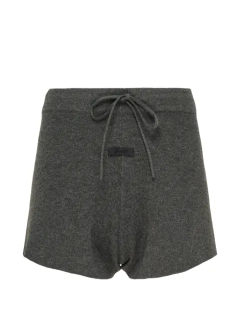 FEAR OF GOD ESSENTIALS Essentials logo-patch shorts Grey RW00360