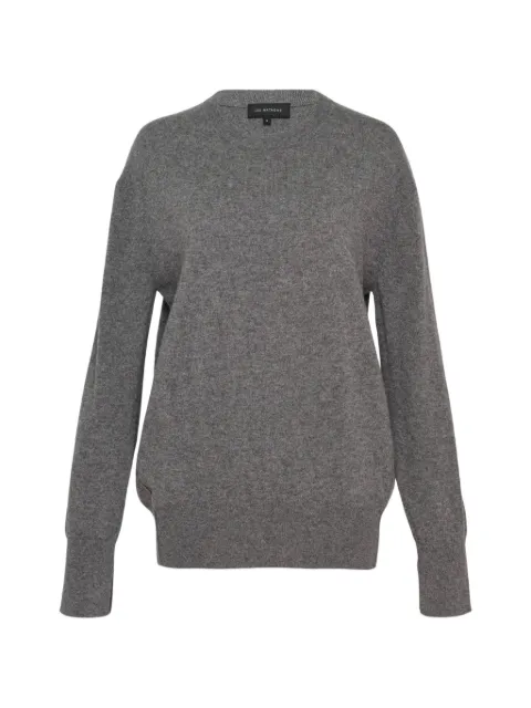 Lee Mathews cashmere crew-neck long-sleeve sweater Grey M2602KN314