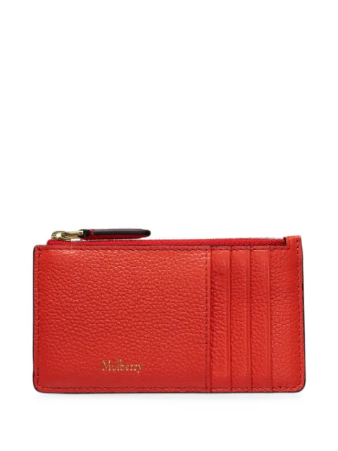 Mulberry continental grained card holder Orange A26RL7975205N663