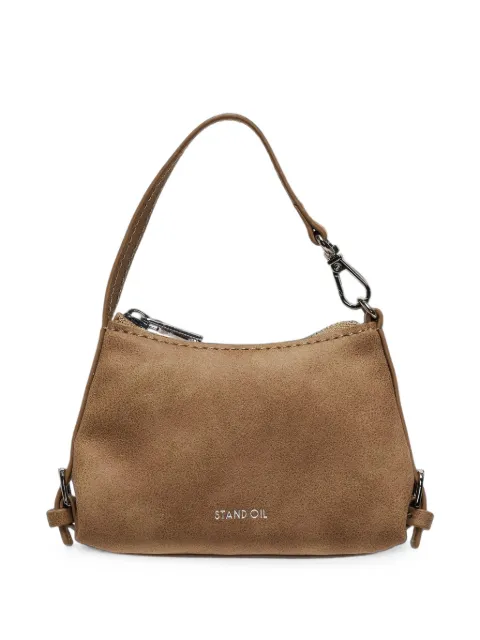 STAND OIL logo-print pouch keyring Brown 25O170ACM