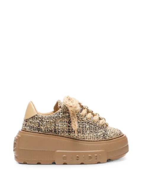 Casadei Nexus bouclé sneakers Brown 2X125C0701C30902704