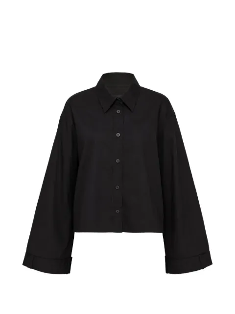 Lee Mathews Rennie wide-sleeve shirt Black M2602TO216