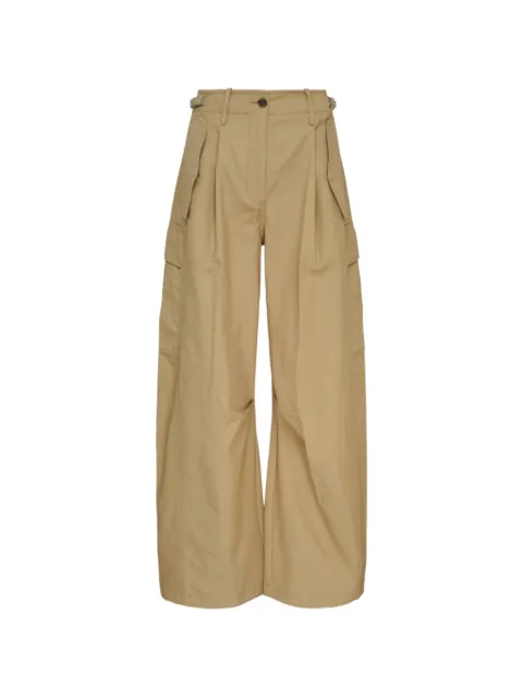 3.1 Phillip Lim pleated wide-leg cargo pants Neutrals P26151414UCV
