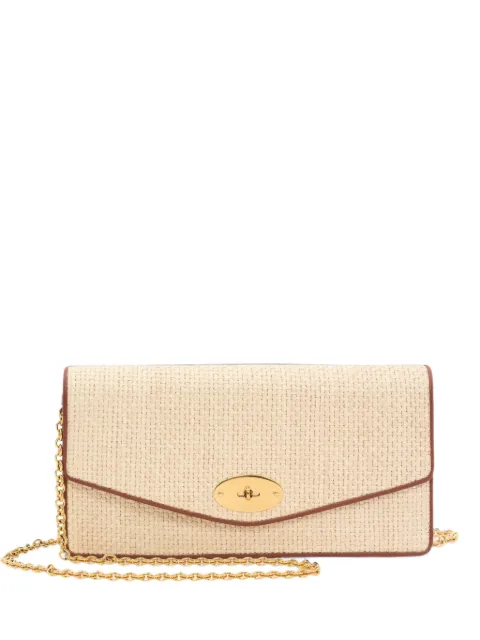 Mulberry Postman's Lock woven clutch bag Neutrals A26RL9031000H709
