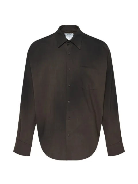Doublet Smog Air dolman-sleeve shirt Brown 26AW11SH175