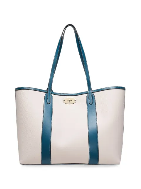 Mulberry Bayswater contrast-trim tote bag Neutrals A26HH0109000W578