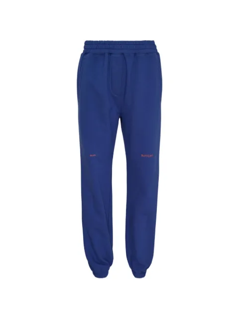 pushBUTTON logo-print track pants Blue PB2630625W