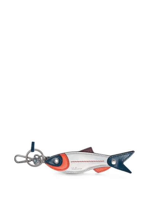 Mulberry British Summer fish keyring Silver RK6014000Z115