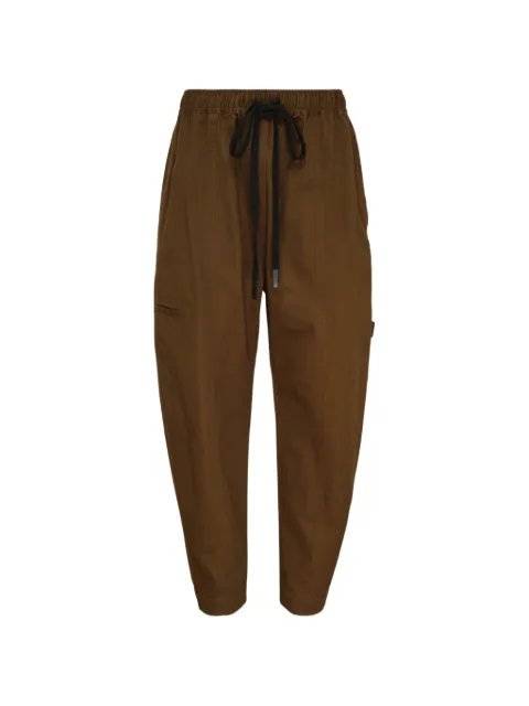 Lee Mathews Harper drawstring-waist cargo pants Brown M2602PA097