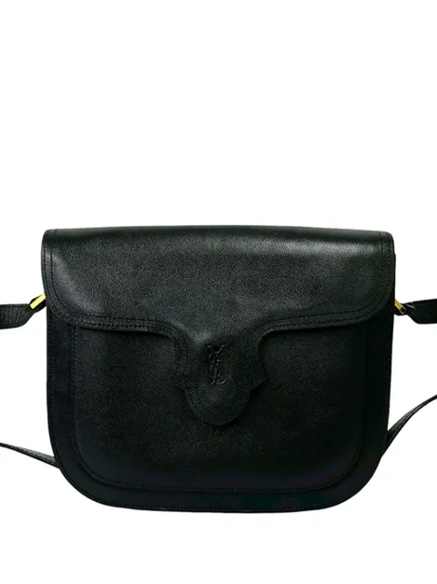 Saint Laurent Pre-Owned 20th Century Leather crossbody bag Black H0G31925JC9AMV54