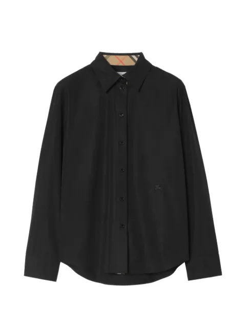 Burberry classic fit cotton poplin shirt Black 8133544