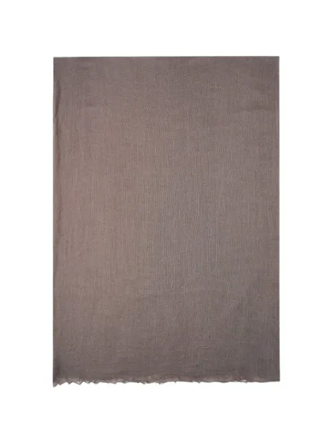 Rick Owens frayed-edge scarf Grey RU02F4462SCAR