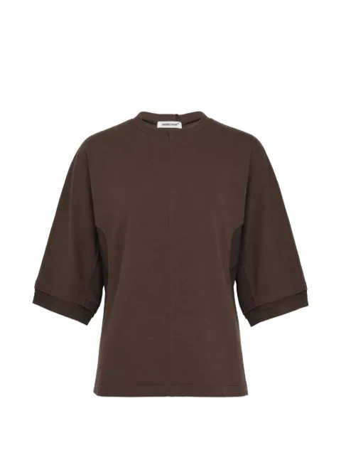 Undercover panelled short-sleeve T-shirt Brown UP2F1808