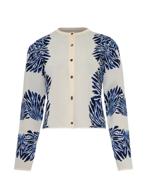 Ulla Johnson abstract-patterned button-up cardigan Neutrals PF260731
