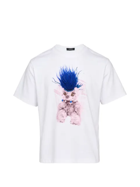We11done teddy-bear graphic T-shirt White WDTT226789UWH