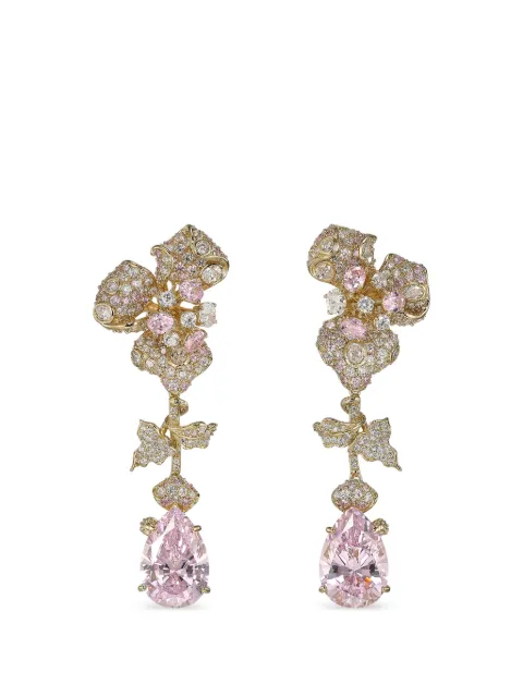 Anabela Chan Candy Orchid diamond earrings Gold ACFD16ESYGPRS