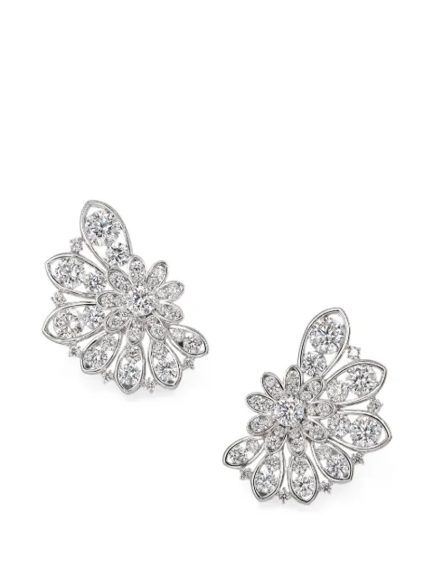 Anabela Chan Pinecone diamond earrings Silver ACPC16ESWGWD
