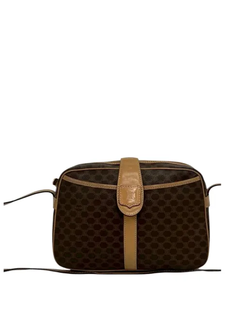 Celine Pre-Owned 2013 Macadam Coated Canvas crossbody bag Brown 3R430DD3ZODPE130