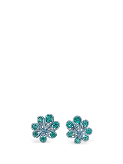 Anabela Chan Ocean Paraiba Chanterelle studs earrings Silver ACCP12EABAPT