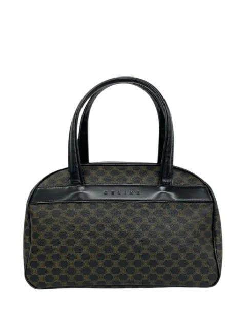 Celine Pre-Owned 20th Century Macadam Coated Canvas handbag Brown ZD0BBUZ23DE31X76