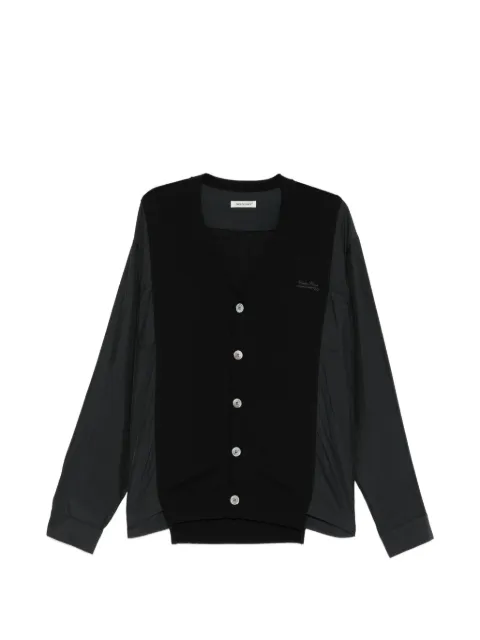 Undercover panelled V-neck blouse Black UP2F4901