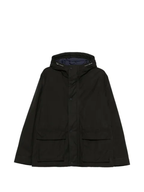 Herno hooded flap-pocket hooded jacket Black PI001413U13314