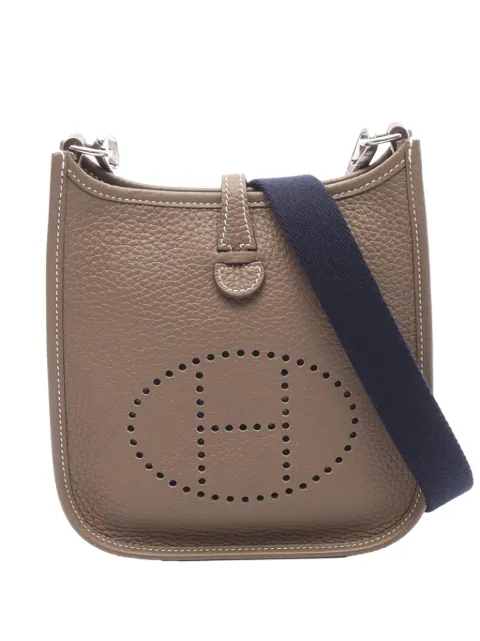 Hermès Pre-Owned 2024 Clemence Evelyne 16 Amazone crossbody bag Brown UPLIAETLI62FVM6C