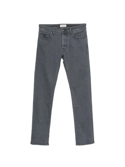 Jacob Cohën Bard logo-patch straight-leg jeans Grey JUMQE004075S3618R2